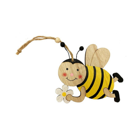 Tavaszi dekorációs figura (repülő méhecske virággal)